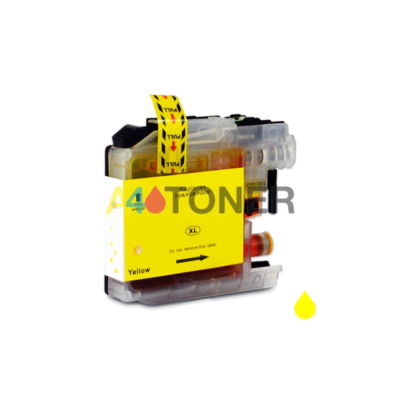 Brother LC225 XL amarillo Cartucho de tinta compatible ( LC-225 )
