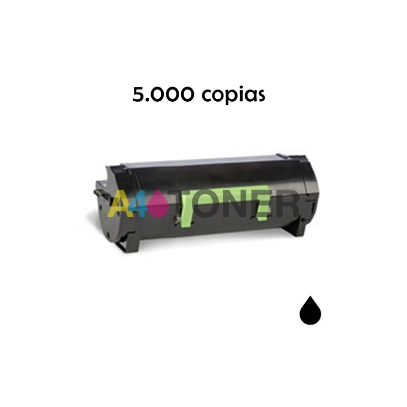 502 / 502H toner lexmark compatible alternativo compatible a Lexmark 50F2H00