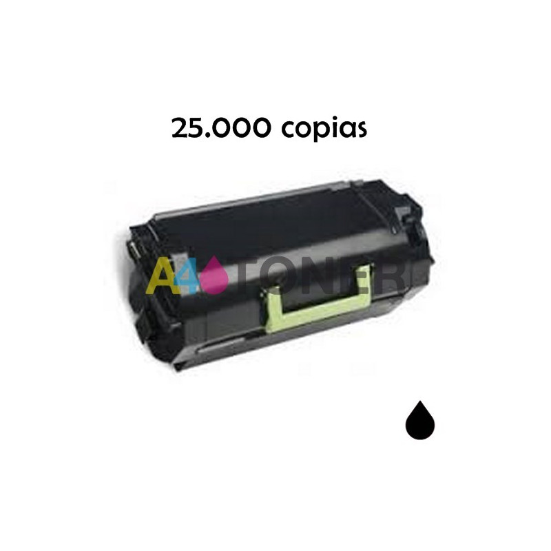 Toner MX710 / MX711 / MX810 / MX812 compatible alternativo a Lexmark X622 ( 62D2H00 )