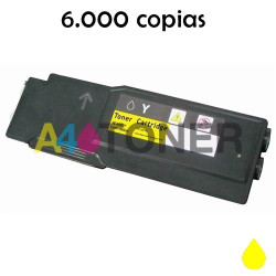 Toner Xerox 6600 amarillo compatible a Xerox 106R022231