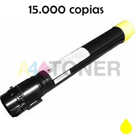 Toner alternativo Xerox 7525 compatible a Xerox 006R01514 amarillo