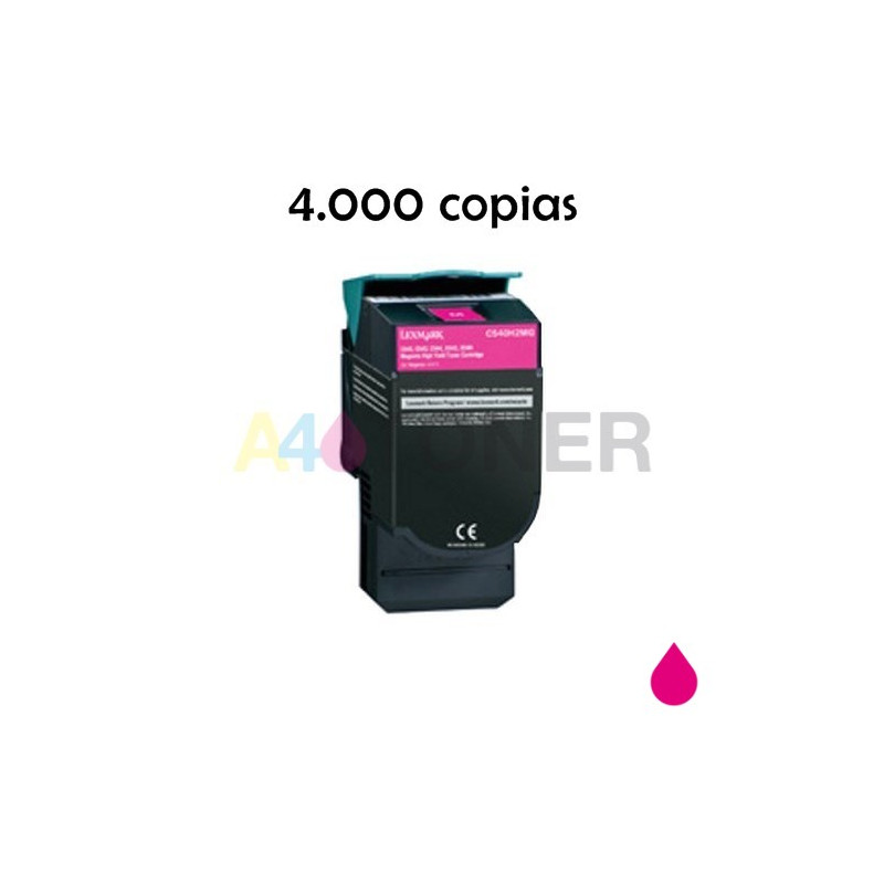 Toner compatible C544 / X544 / X546 / X548 magenta alternativo a Lexmark C544X2MG