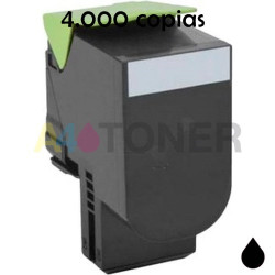 Toner compatible lexmark CS310 / CS410 / CS510 negro alternativo a Lexmark 70C2HK0