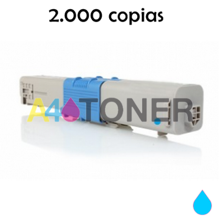 Toner Oki MC352 / MC362 cyan compatible con OKI 44469706
