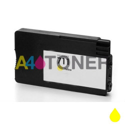 Cartucho de tinta Hp 711 amarillo compatible al cartucho original hp CZ132A