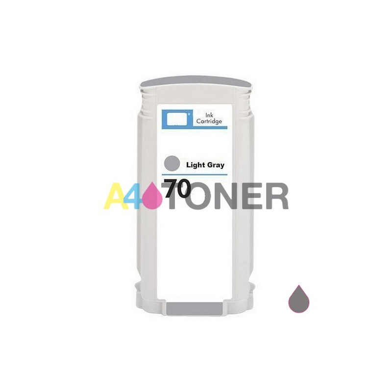 Cartucho de tinta Hp 70 gris claro compatible al cartucho original hp C9451A
