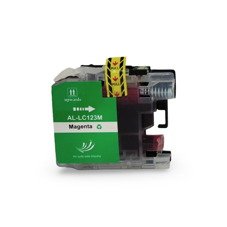Brother LC123M magenta cartucho de tinta compatible LC 123 / LC-121