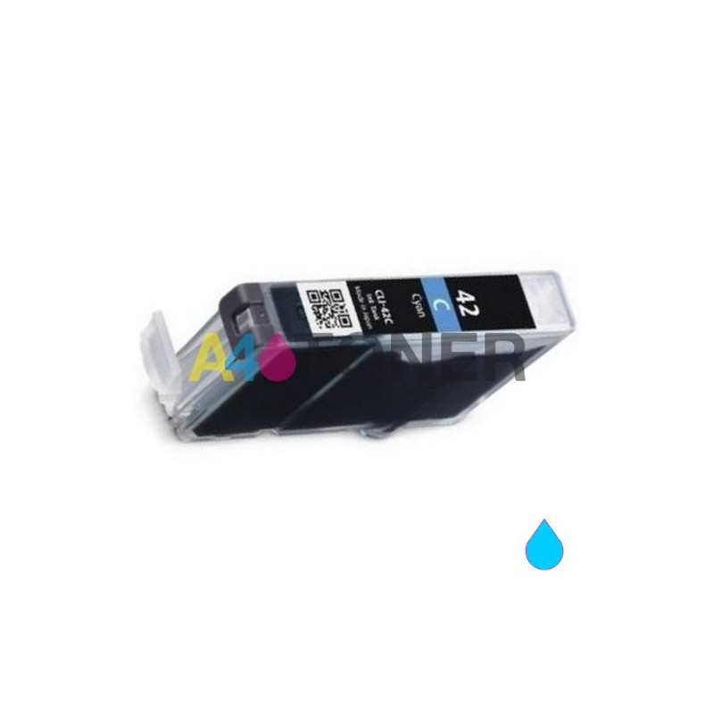 Cartucho de tinta Canon CLI-42 cyan compatible con Canon 6385B001