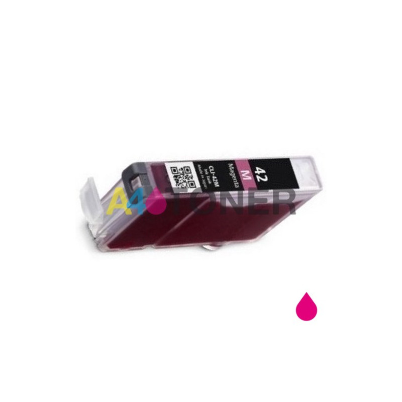 Cartucho de tinta Canon CLI-42 magenta compatible con Canon 6386B001
