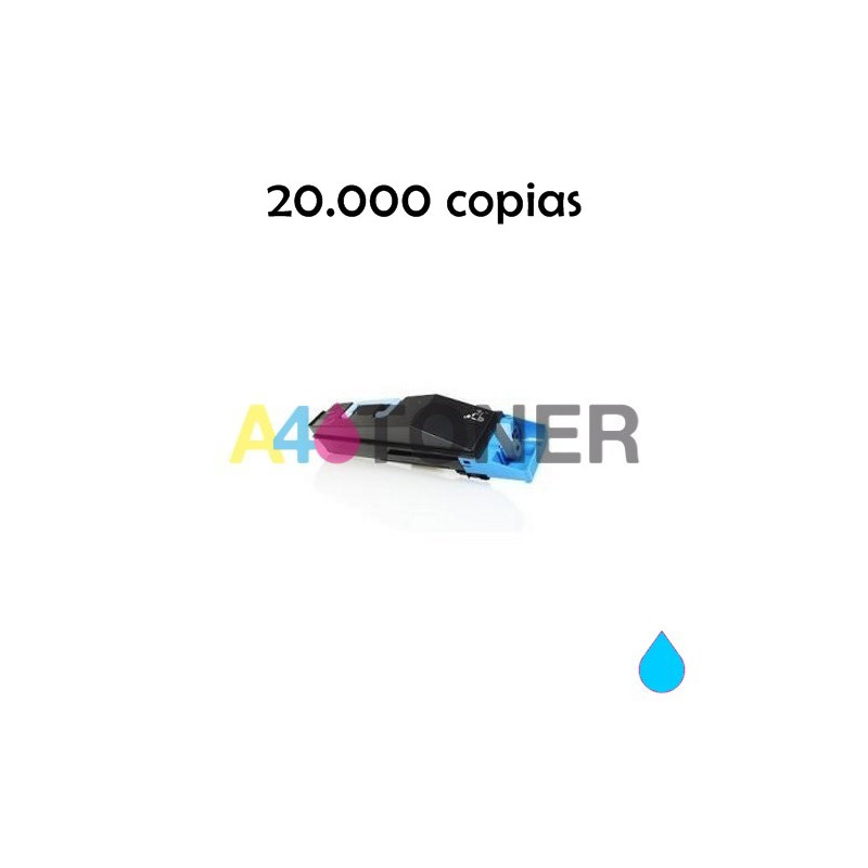 Toner compatible Kyocera TK810 / TK 810 / TK-810 cyan alternativo a Kyocera Mita 370PC5KL