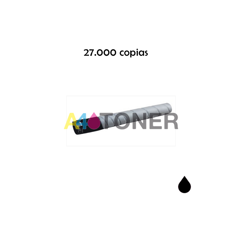 Toner compatible Konica TN-321 / TN321 negro genérico a Konica Minolta TN-321 A33K150