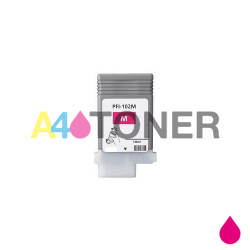 Cartucho de tinta Canon PFI102 magenta compatible con Canon 0897B001