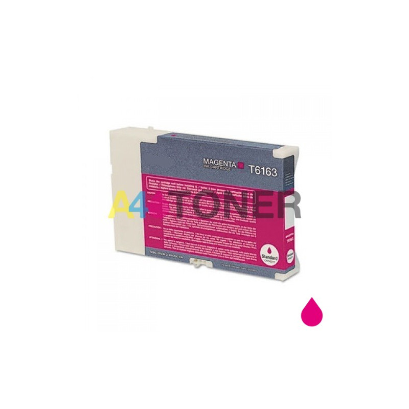 Cartucho de tinta Epson T6163 magenta compatible con Epson C13T616300