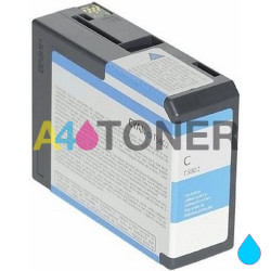 Cartucho de tinta Epson T5802 cyan compatible con Epson C13T580200
