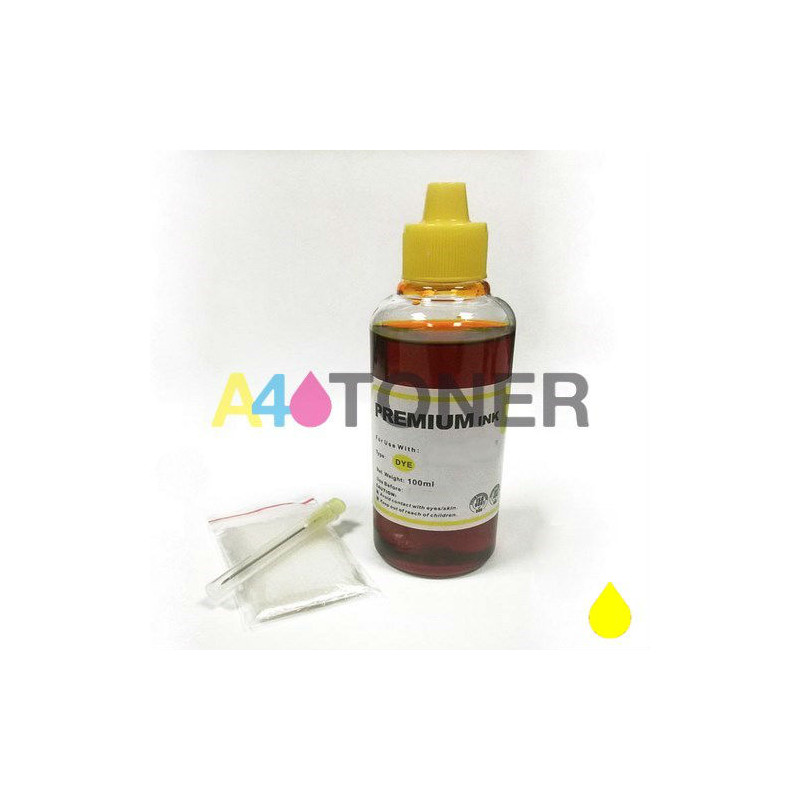 Botella de tinta universal para Epson Amarillo 100 ml