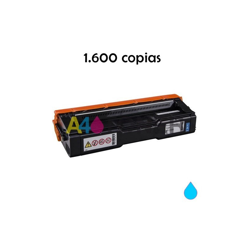 Toner Ricoh SPC-250 (407544) cyan compatible