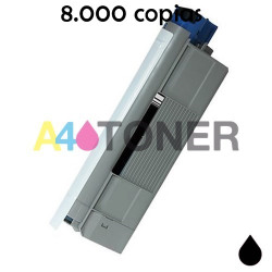 ES6410 toner negro compatible reemplaza a OKI 44315320