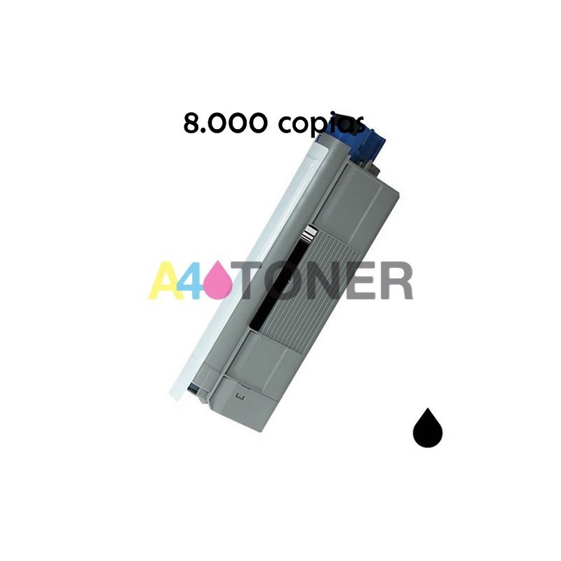 ES6410 toner negro compatible reemplaza a OKI 44315320