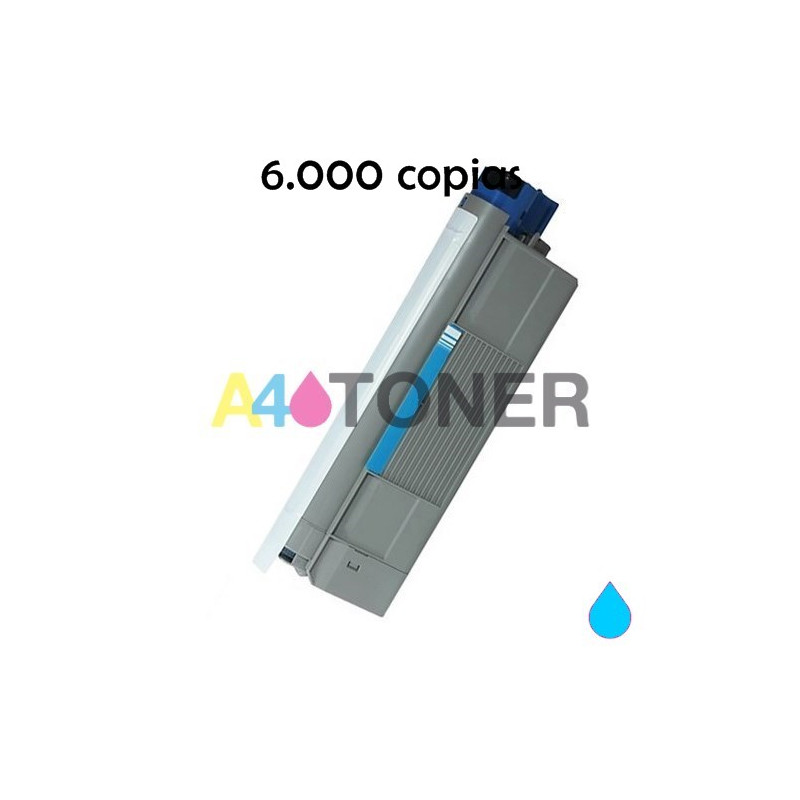 ES6410 toner cyan compatible OKI reemplaza a OKI 44315319
