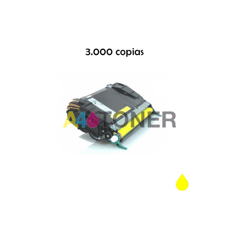 C5220 toner compatible lexmark amarillo reemplaza a Lexmark C5220YS