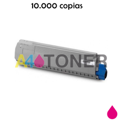 ES8431 toner OKI magenta compatible reemplaza a 44844514