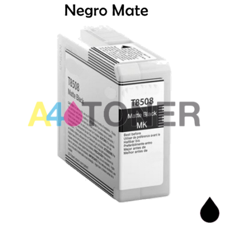 Cartucho de tinta T8508 negro mate compatible con C13T850800