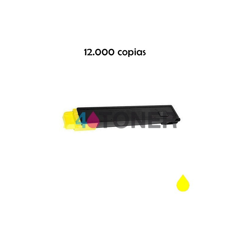 Toner compatible Kyocera TK8325 / TK-8325 / TK 8325 amarillo alternativo a Kyocera 1T02NPANL0