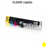 CDC1725 toner amarillo compatible generico con Utax 6525-10016