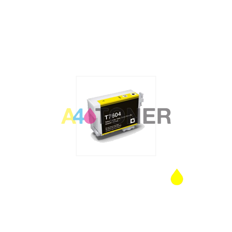 Cartucho de tinta compatible T7604 alternativo al cartucho original epson C13T76044010