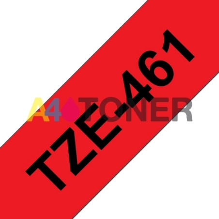 Brother TZE461 Cinta laminada compatible 36 mm x 8 metros