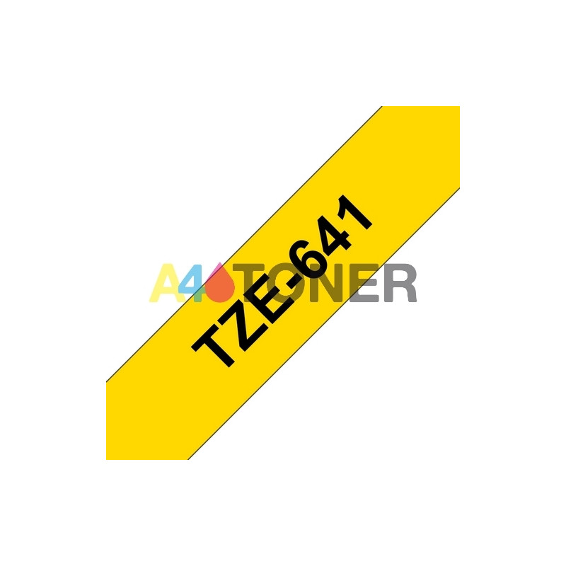 Brother TZE641 Cinta laminada compatible 18 mm x 8 metros
