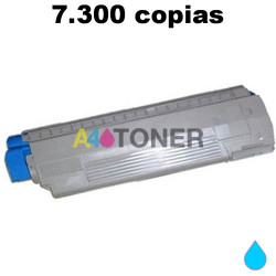 OKI 44059167 44059255 MC851 MC861 tóner cian compatible