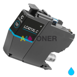 Brother LC421XLC cian cartucho compatible