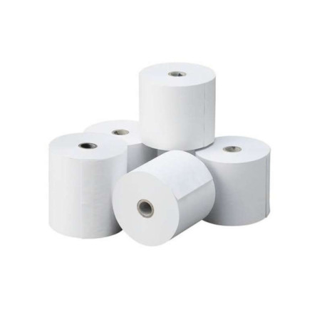 Rollos de papel térmico 80x60x12mm Pack-5