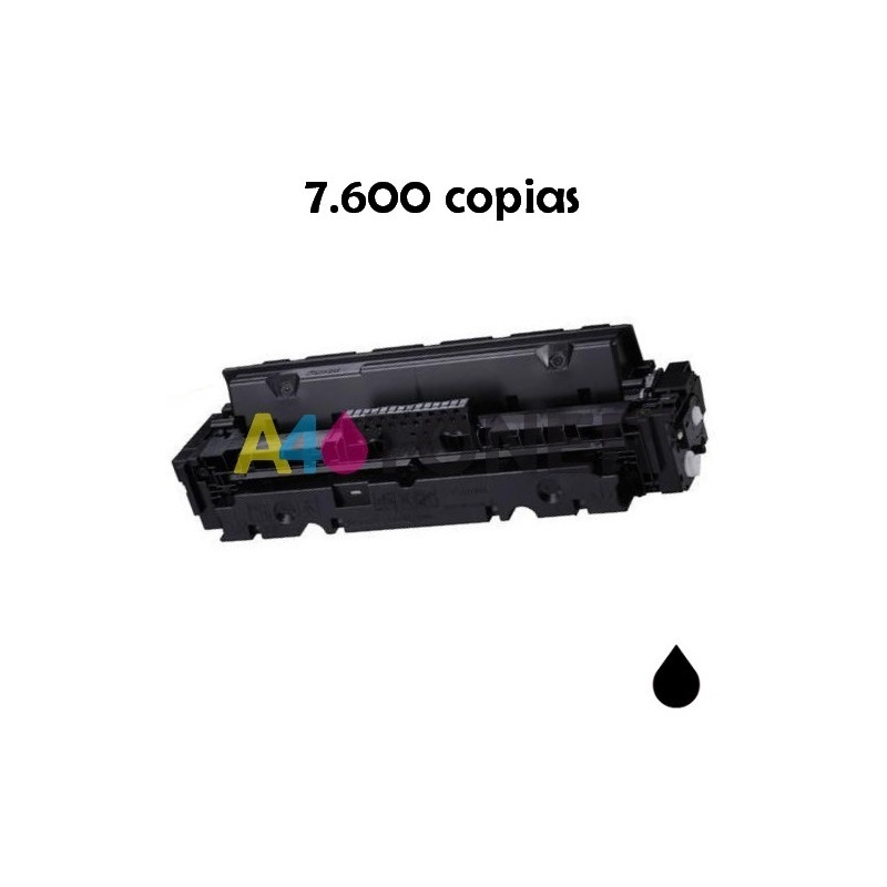 Canon 055H negro tóner compatible 3020C002 055HBK