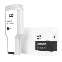 HP P2V72A / HP730 gris cartucho de tinta compatible