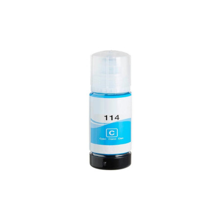 Epson 114 cian botella de tinta compatible (C13T07B240)