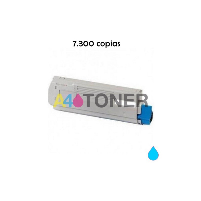 MC853 / MC873 / MC883 toner cyan compatible alternativo con OKI 45862839