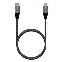 A107-0671 AISENS CABLE USB 3.2 5A 100W 8K@30HZ TIPO USB-C/M - USB-C/M GRIS 1