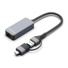 A109-0710 AISENS CONVERSOR USB3.2 GEN1 USB-A+USB-C A ETHERNET 2.5G 10/100/1000/2500 MBPS