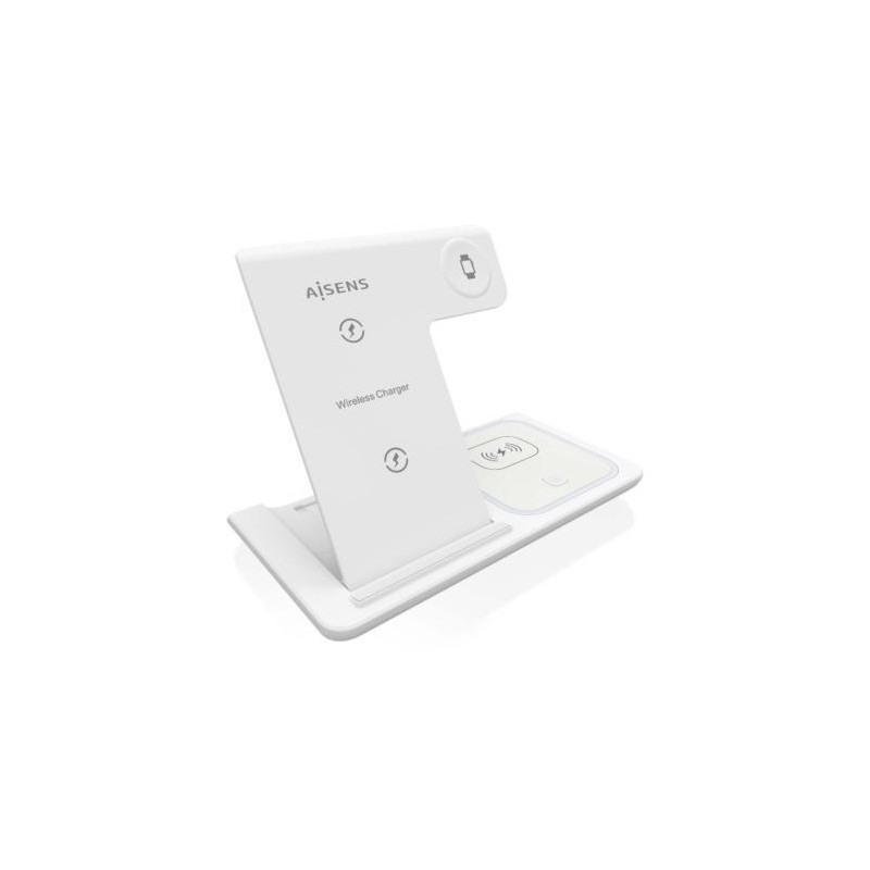 ASCH-15W3WC044-W AISENS CARGADOR INALAMBRICO USB-C 3 EN 1 DE 15W MOVIL