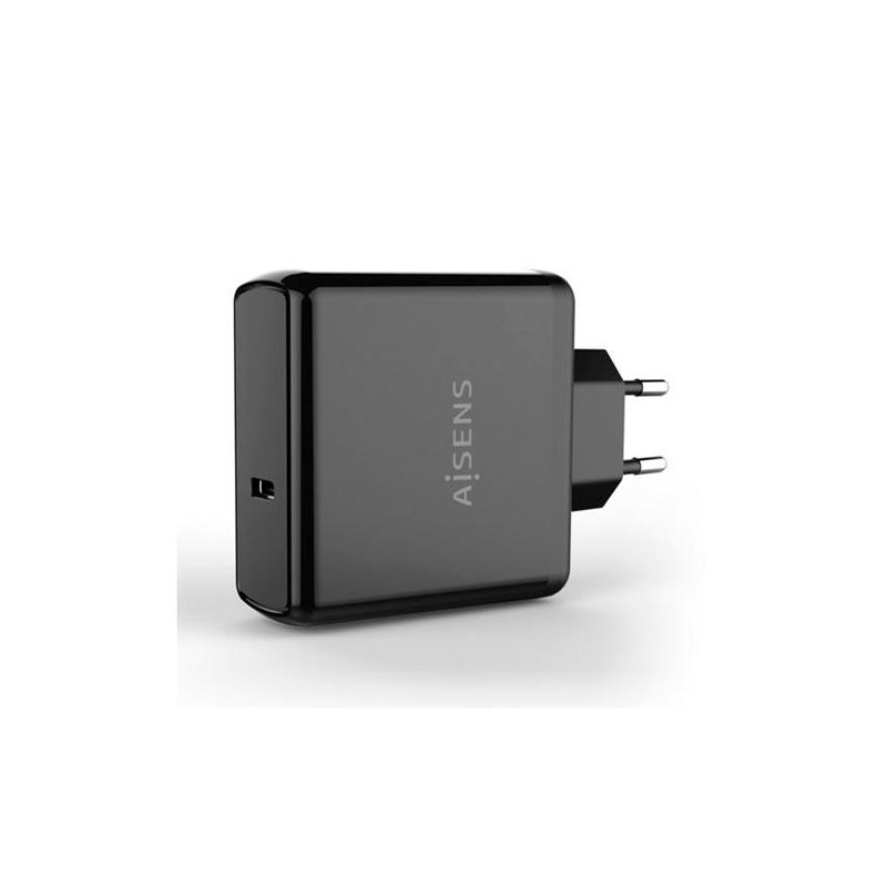 ASCH-1PD60-BK AISENS CARGADOR PD3.0 QC3.0 1XUSB-C 60W BLACK