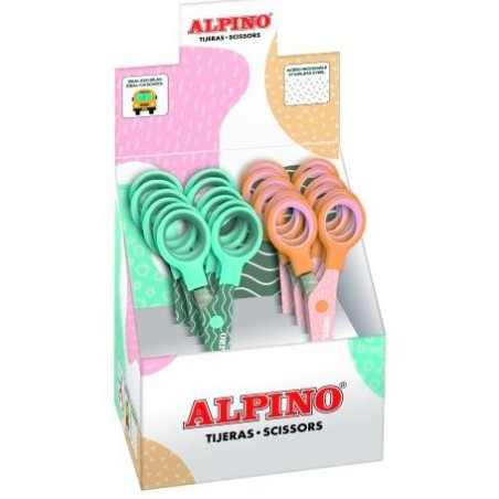 PT0051 ALPINO TIJERAS ESCOLARES PASTEL C/SURTIDOS