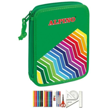 UA000113 ALPINO PLUMIER DOBLE COLORS EN BLÍSTER MATERIAL INCLUÍDO