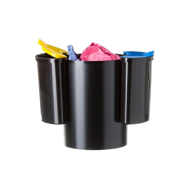 2000E2 AZ-AM ARCHIVO 2000 PAPELERA SOSTENIBLE 18L CON 2 SELECTORES PARA RECICLAJE DE RESIDUOS