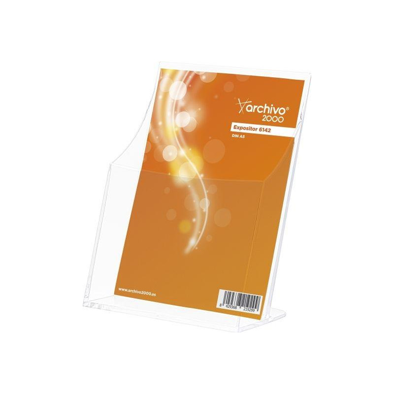 6142 CS TP ARCHIVO 2000 PORTAFOLLETOS SOBREMESA ARCHIVO 2000 "PREMIUM" ESPESOR 3 MM DIN A5 VERTICAL 95X160X210 MM