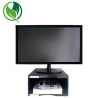 6611 NE ARCHIVO 2000 SOPORTE MONITOR ERGOSOSTENIBLE CON COMPARTIMENTO INFERIOR NEGRO