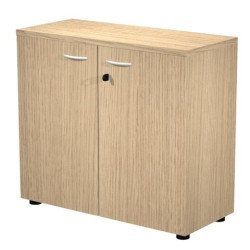 030PM-C ARTEXPORT ARMARIO BAJO PRESTO CON PUERTAS 1 ESTANTE 22MM REGULABLE CON TRASERA ROBLE