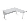 ML003M-GR ARTEXPORT MESA ESCRITORIO PRESTO CON PATAS METAL 160 + ALA LATERAL 79X60 GRIS