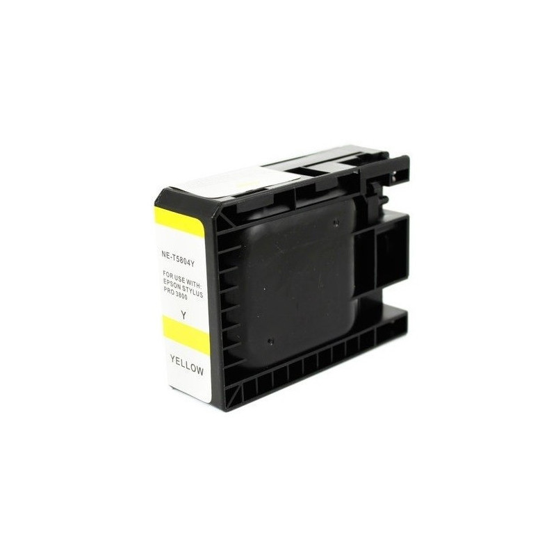 Compatible Epson  T5804 Yellow  Cartucho de Tinta